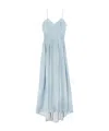 Ermanno Scervino Floral-print Maxi Dress In Blue