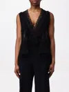 Ermanno Scervino Top  Woman Color Black In Black