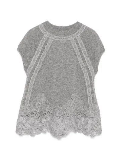 Ermanno Scervino Top In Grey