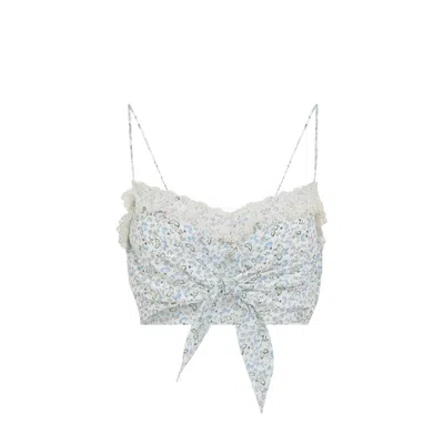 Ermanno Scervino Elegant Silk Top For Women In White