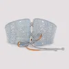 Ermanno Scervino Broderie-anglaise Corset Top In Gray