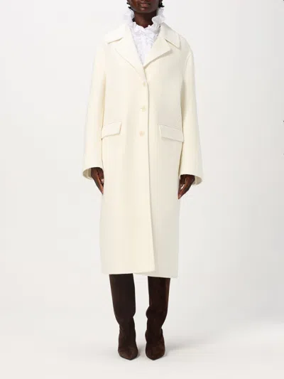 Ermanno Scervino Trench Coat  Woman Color White In Weiss