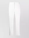 Ermanno Scervino Straight-leg Tailored Trousers With Clean Front In White