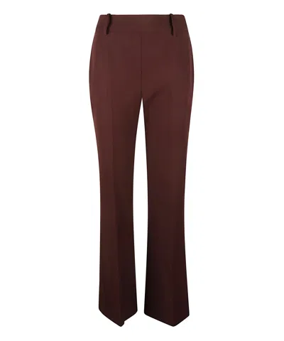 Ermanno Scervino Straight Trousers In Brown