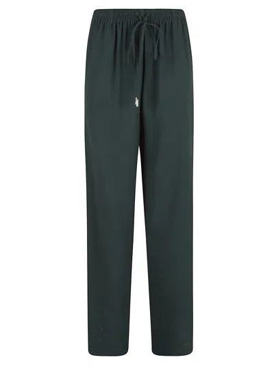Ermanno Scervino Trousers Elastic Waistband Side Pockets Design In Gray