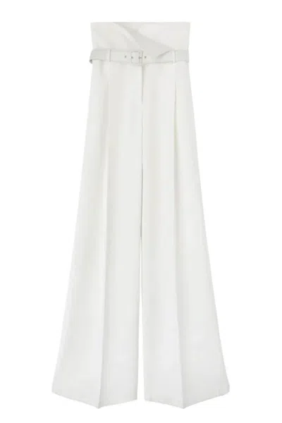 Ermanno Scervino Trousers White In Bianco