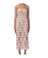 Ermanno Scervino Tube Top Dress In Nude