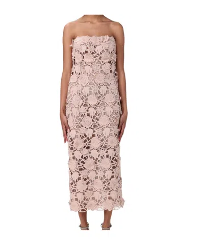 Ermanno Scervino Tube Top Dress In Nude