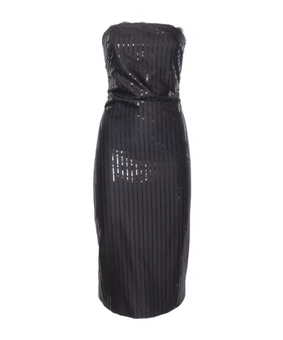Ermanno Scervino Tube Top Dress In Black