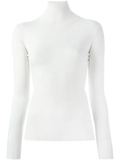 Ermanno Scervino Turtle Neck Sweater In Weiss