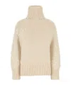 Ermanno Scervino Embroidered Alpaca-blend Jumper In Nude