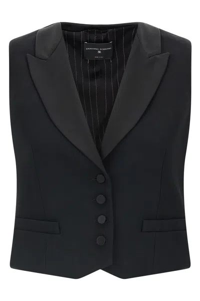 Ermanno Scervino Tuxedo Vest In Black