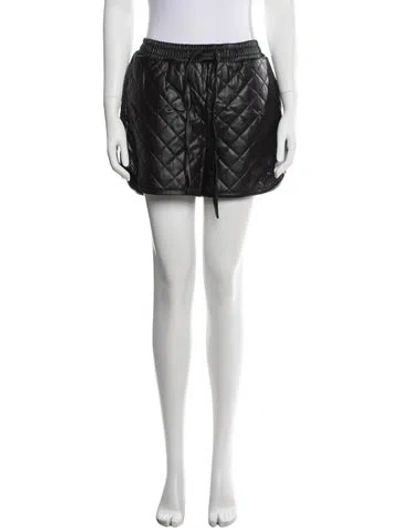 Pre-owned Ermanno Scervino Tweed Pattern Mini Shorts In White