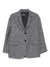 Ermanno Scervino Two-button Blazer In Gray