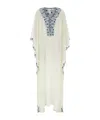 Ermanno Scervino Flowing Silhouette Silk Kaftan In White