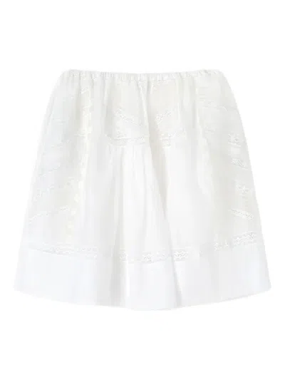 Ermanno Scervino Laser-cut Lace Dress In White