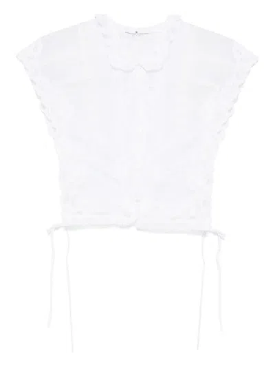 Ermanno Scervino Valencienne-lace Top In White
