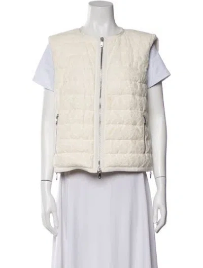 Pre-owned Ermanno Scervino Vest In Neutral