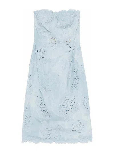 Ermanno Scervino Dress In Blue