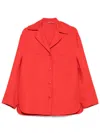 Ermanno Scervino Virgin Wool Coat In 红色