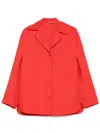 Ermanno Scervino Virgin Wool Coat In Red