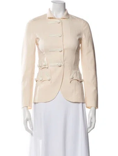 Pre-owned Ermanno Scervino Virgin Wool Evening Jacket In Neutral
