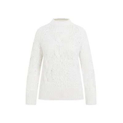 Ermanno Scervino Virgin Wool Pullover In White