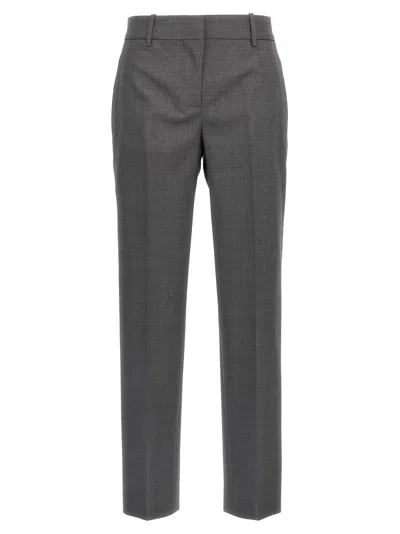 Ermanno Scervino Virgin Wool Trousers In Grey