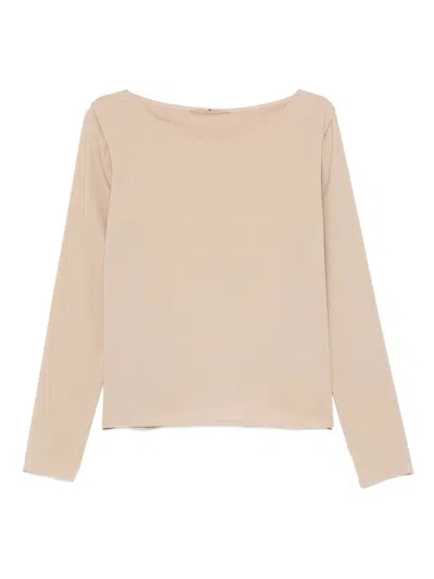 Ermanno Scervino Viscose Elastane Top In Neutral