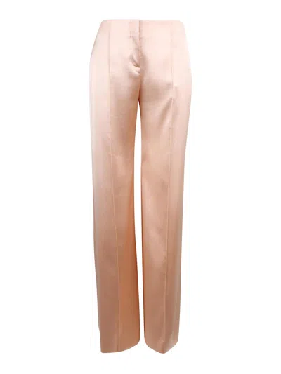 Ermanno Scervino Viscose Flared Trousers In Pink