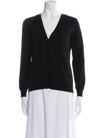 Pre-owned Ermanno Scervino V-neck Sweater In Black