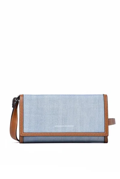 Ermanno Scervino Wallet With Strap - Light Blue