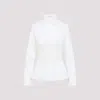 Ermanno Scervino Cotton Shirt Lace Detailing In White