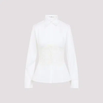 ERMANNO SCERVINO WHITE COTTON SHIRT