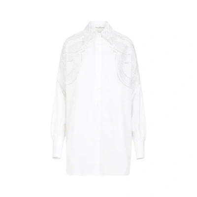 Ermanno Scervino White Cotton Shirt