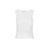 Ermanno Scervino White Cotton Tank Top In White