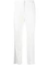 Ermanno Scervino Straight-leg Tailored Trousers With Clean Front In White