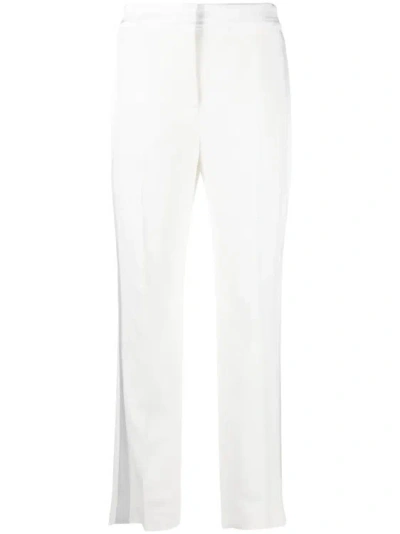 ERMANNO SCERVINO ERMANNO SCERVINO WHITE CROPPED PANTS