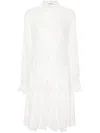 Ermanno Scervino Floral-embroidery Mini Dress