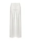 Ermanno Scervino White Interlock Bootcut Trousers