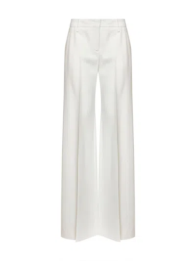 Ermanno Scervino White Interlock Bootcut Trousers