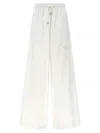 Ermanno Scervino Women White Lace Insert Pants In White