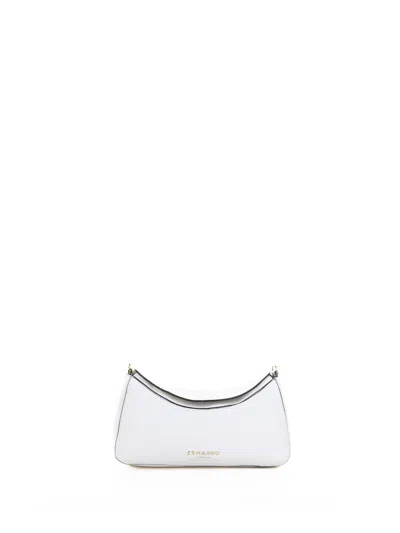 Ermanno Scervino White Leather Hobo Shoulder Bag