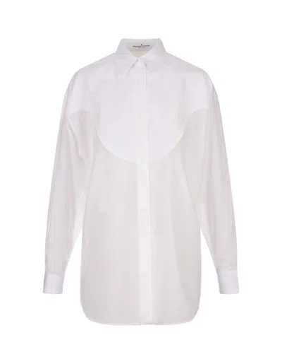 Ermanno Scervino White Oversize Shirt In Bianco