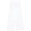 Ermanno Scervino Wide-leg Linen Pants With Intricate Embroidery