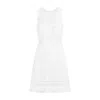 Ermanno Scervino White Polyester Dress