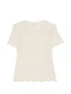Ermanno Scervino White Polyester-blend Top In White