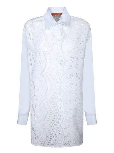 Ermanno Scervino White Sangallo Overshirt