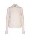 Ermanno Scervino Embroidered Cotton Shirt In White