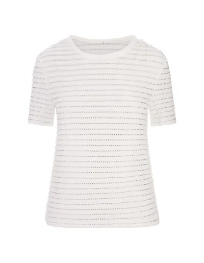 Ermanno Scervino White T-shirt With Studs